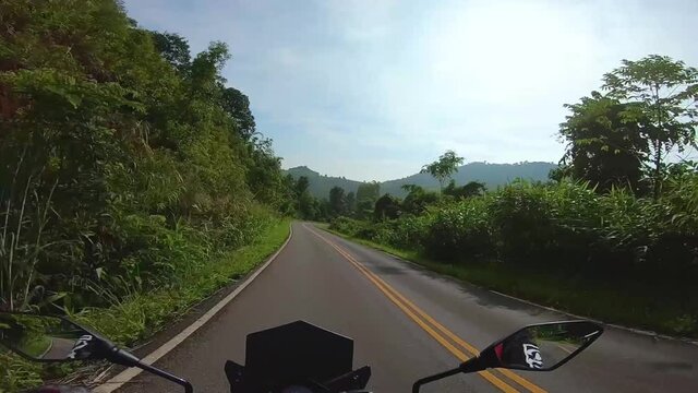 Take a road trip along the beautiful roads of Thailand.
