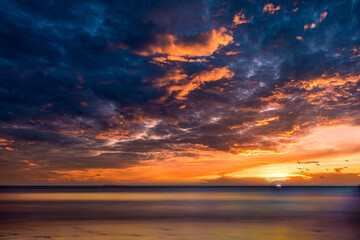 Fototapeta premium Ko Lanta, Krabi Thailand Sunset at the Beach