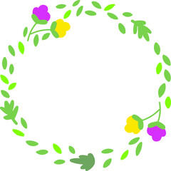 spring wreaths in round circle (6)