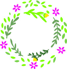 spring wreaths in round circle (7)