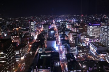 日本新三大夜景の札幌