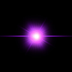 Realistic lense flare or glowing lights collection