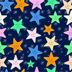 cute star pattern design 