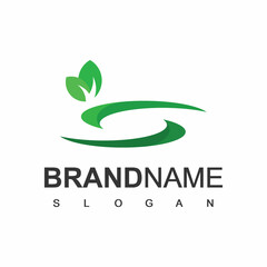 Leaf Logo Design Template, Natural Symbol