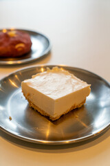 cheese cake on plate