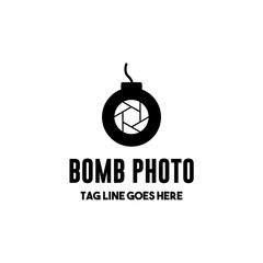 boom photo logo icon illustration