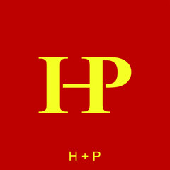 Letter H and P initials concept. Very suitable various business purposes also for symbol, logo, company name, brand name, personal name, icon and many more.