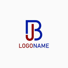 Letter J and B initials concept. Very suitable various business purposes also for symbol, logo, company name, brand name, personal name, icon and many more.