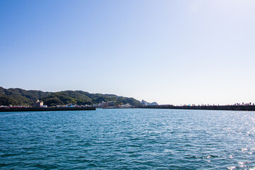 防波堤のある風景