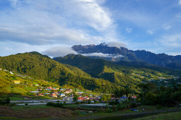 Sosodikon hill, Kundasang, Sabah. Popular hiking destination with a great view of Mount Kinabalu