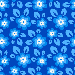 Seamless pattern, endless texture - stylized zwei - graphics - Wallpapers, textiles, packaging