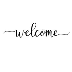 welcome background inspirational quotes typography lettering design