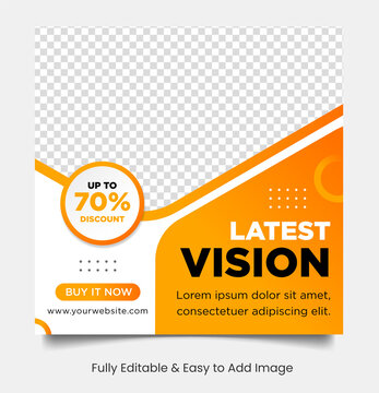 fashion sales social media post ads template and facebook banner ads image