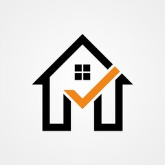 Home Check Premium Vector Logo