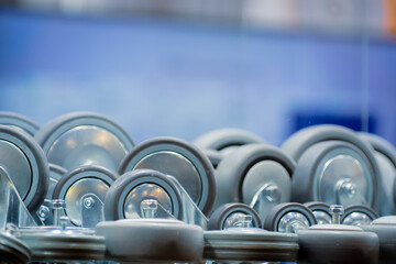 Euro-wheels. Industrial wheels and castors. Accessories for carts, equipment, mobile containers and...