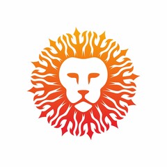 Lion Logo Vector ornament. Head lion logo.