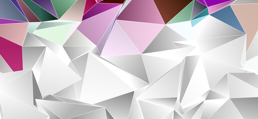 Abstract Low-Poly background. triangulated texture. Design 3d. Polygonal geometrical pattern. Triangular modern style