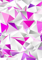 3d Triangles, abstract  background. Design wallpaper.