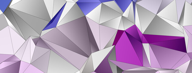 Obraz premium 3d Triangles, abstract background. Design wallpaper.
