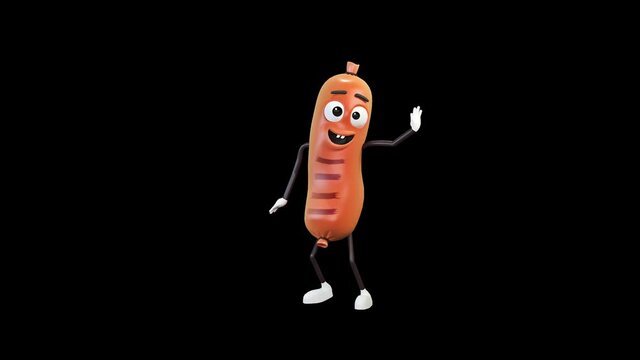 Sausage dancing a poppin dance