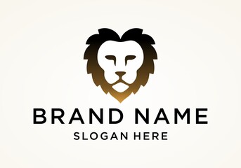 Love Lion Logo Vector