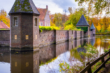 old water caslte in autumn