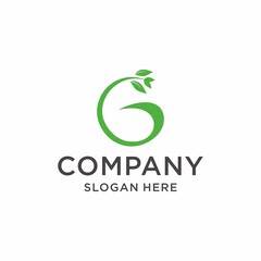 Letter G nature logo Vector