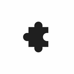 Puzzle icon. Vector illustration for graphic design, Web, UI, app.