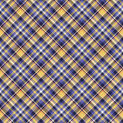 Plaid seamless pattern. Vector background of textile ornament. Flat fabric design.