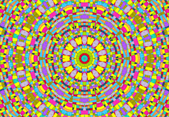 Abstract background with bright colorful pattern