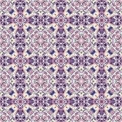 Abstract mosaic art pattern. Seamless ornament.