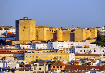 Castillo de Santiago en Sanlúcar de Barrameda, provincia de Cádiz, España.  