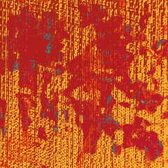 Red grunge background. Vector scratched texture