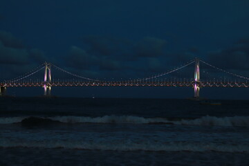 Obraz premium 광안대교의 밤