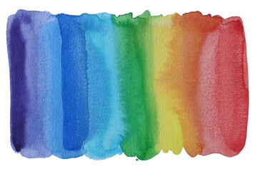 Rainbow watercolor. Texture. Rainbow background.