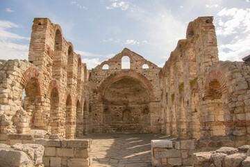 Ruins of the Church of Saint Sophia in Nessebar, Bulgaria