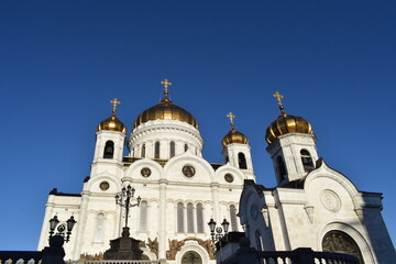 Cathedral of Christ the Savior. Sights of Moscow.