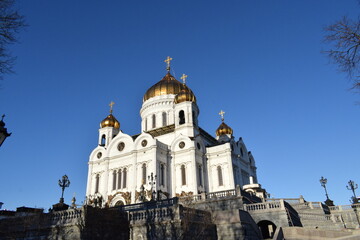 Cathedral of Christ the Savior. Sights of Moscow.