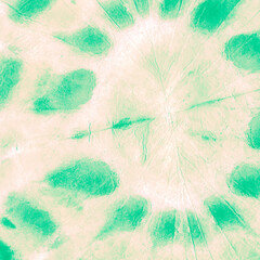 Round Tie Dye. Pale Watercolor Pattern Abstract.