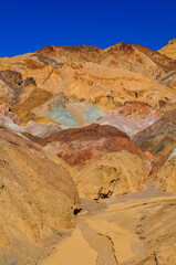 The multi-coloured Artists Palette, Death Valley National Park, California, USA