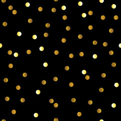 Elegant Festive Gold Dot Pattern Design Background