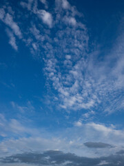Blue Sky Background, Panorama, cloudy sky 