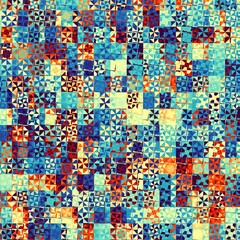 Fototapeta premium Digital fractal pattern. Abstract background.