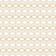 Seamless geometric ornament . Geometric brown squares on a white background. Vector illustration