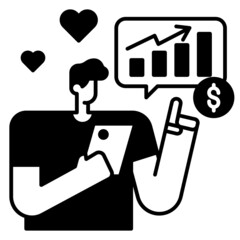 invesment solid icon