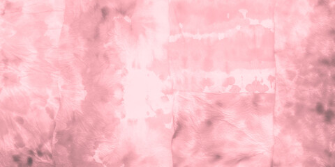 Pastel Dyed Stripes. Rose Gold Watercolor Silk.