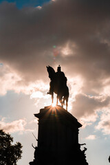 Statua equestre Giuseppe Garibaldi...Roma, Gianicolo