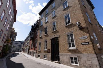 オールドケベックの街並み