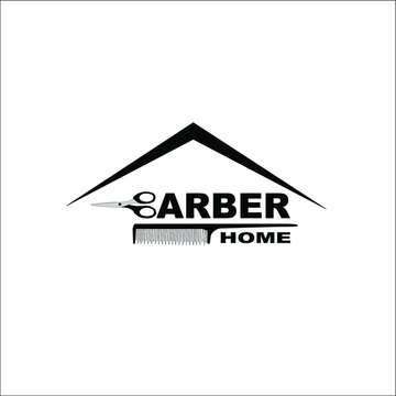 Home Haircut Logo Design