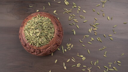 Fennel is a highly aromatic and flavorful herbs used in cooking and drinks are used as breath freshener.
